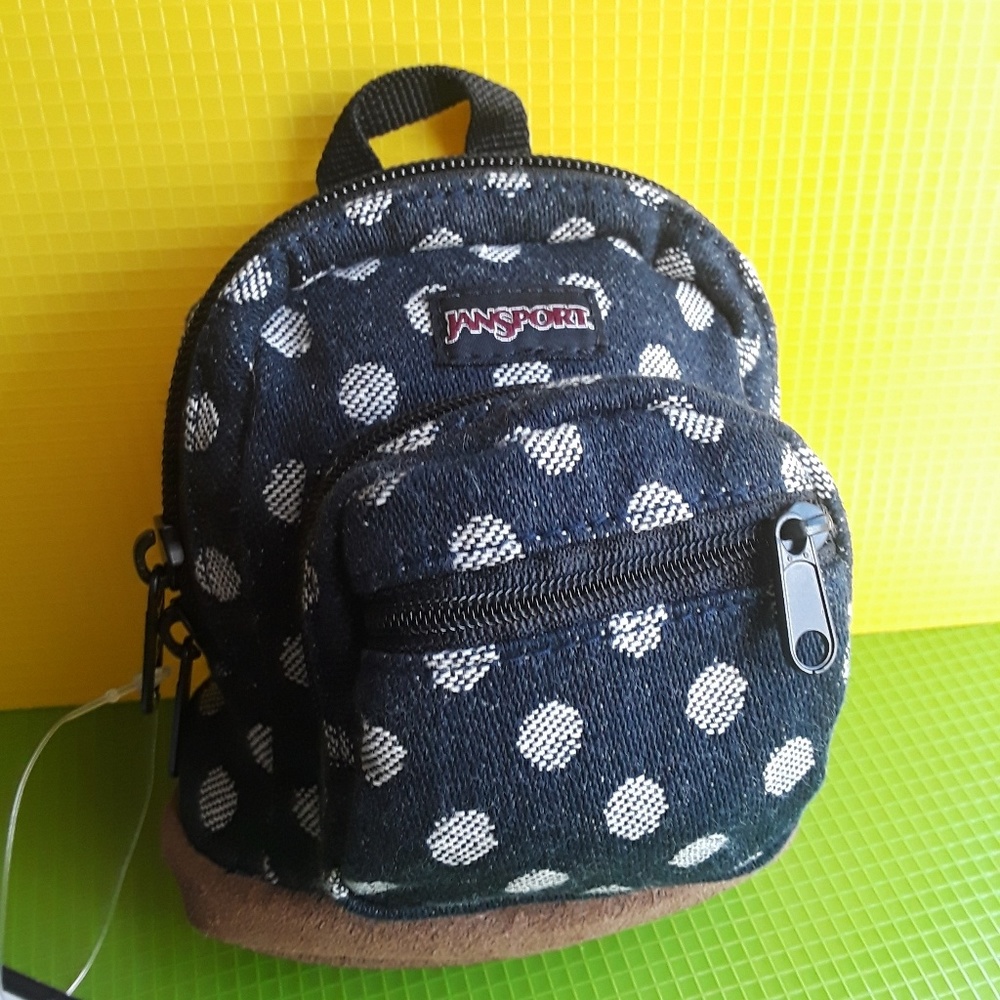 Mini navy Jansport backpack